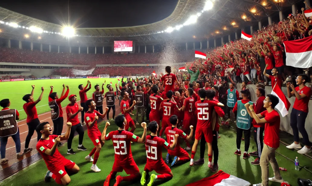 Timnas Sepak Bola U-23 Raih Kemenangan Dramatis