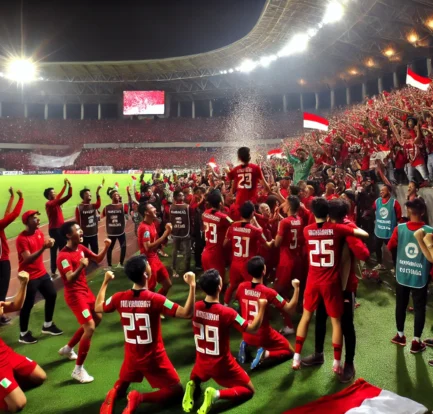 Timnas Sepak Bola U-23 Raih Kemenangan Dramatis
